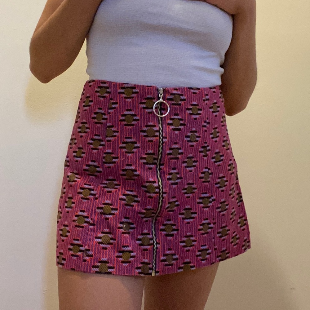 Zara printed skirt